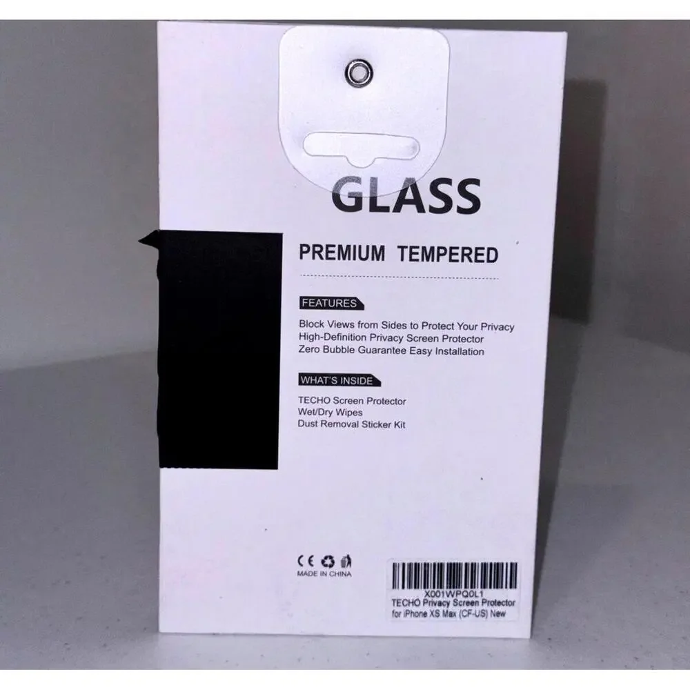 Techo Premium Tempered Glass Phone Screen Protector For iPhone XS Max